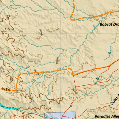 Wy Mule Deer Unit 125 with Land Ownership Preview 2