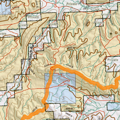Wy Mule Deer Unit 125 with Land Ownership Preview 3