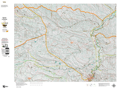 Wy Mule Deer Unit 127 Topographical Map Preview 1