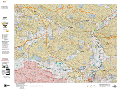 Wy Mule Deer Unit 127 with Land Ownership Preview 1
