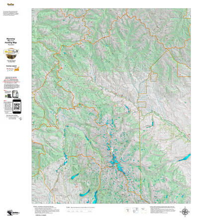 Wy Mule Deer Unit 128 Topographical Map Preview 1