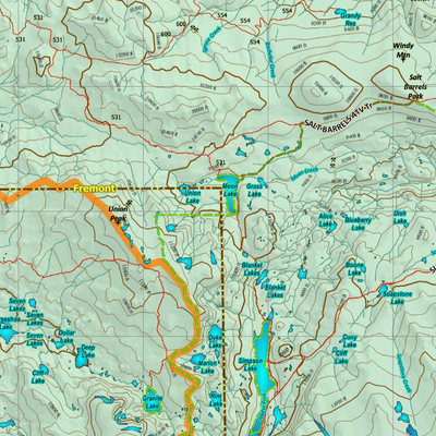 Wy Mule Deer Unit 128 with Land Ownership Preview 2