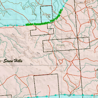 Wy Mule Deer Unit 13 Concentration Areas Preview 2