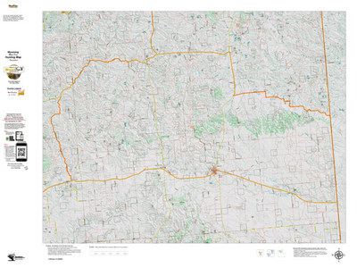 Wy Mule Deer Unit 13 Topographical Map Preview 1