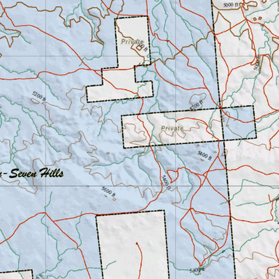 Wy Mule Deer Unit 13 with Land Ownership Preview 2
