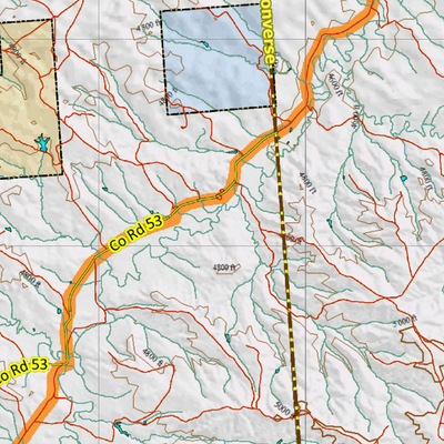 Wy Mule Deer Unit 13 with Land Ownership Preview 3