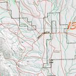 Wy Mule Deer Unit 130 Topographical Map Preview 2