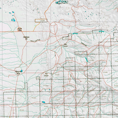 Wy Mule Deer Unit 131 Topographical Map Preview 2