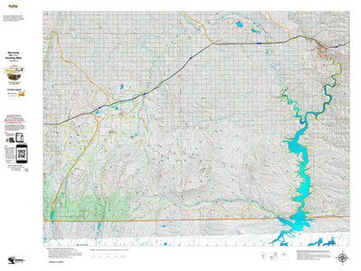 Wy Mule Deer Unit 132 Topographical Map Preview 1