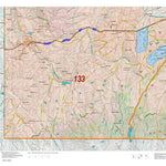 Wy Mule Deer Unit 133 Topo with Concentrations Preview 1