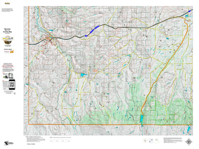 Wy Mule Deer Unit 133 Topographical Map Preview 1