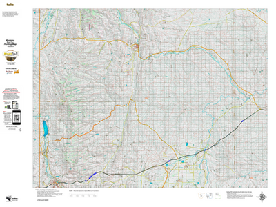 Wy Mule Deer Unit 134 Topographical Map Preview 1