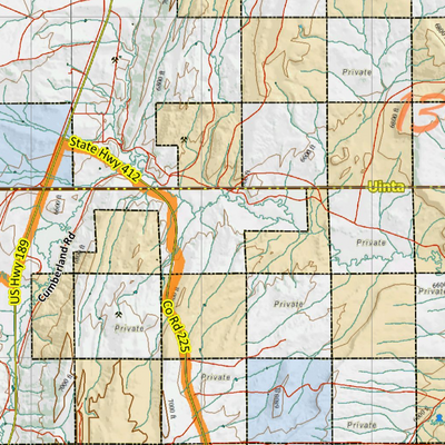 Wy Mule Deer Unit 134 with Land Ownership Preview 2