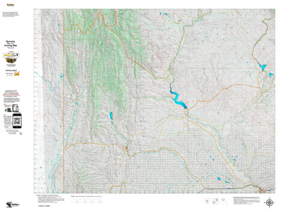 Wy Mule Deer Unit 135 Topographical Map Preview 1
