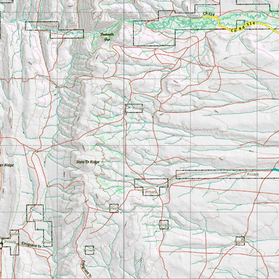 Wy Mule Deer Unit 135 Topographical Map Preview 2