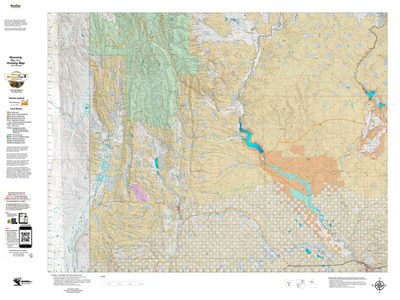 Wy Mule Deer Unit 135 with Land Ownership Preview 1