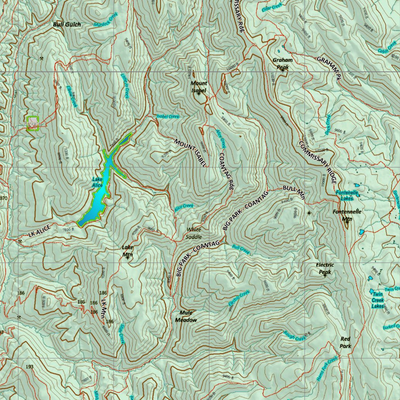 Wy Mule Deer Unit 135 with Land Ownership Preview 3