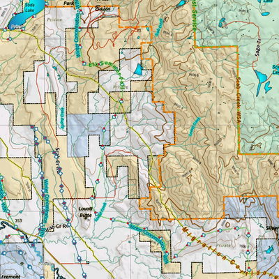 Wy Mule Deer Unit 138 Concentrations and Land Ownership Preview 3