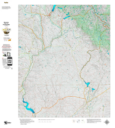 Wy Mule Deer Unit 138 Topographical Map Preview 1