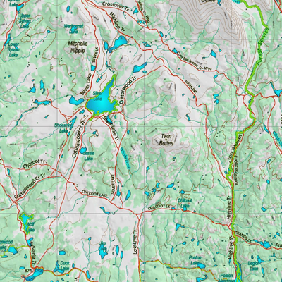 Wy Mule Deer Unit 138 Topographical Map Preview 3