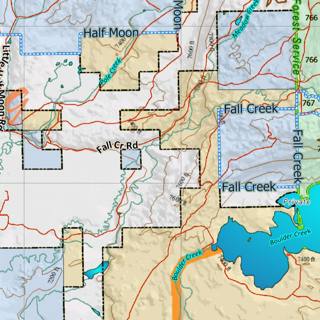 Wy Mule Deer Unit 139 with Land Ownership Map by Wyoming HuntData LLC ...