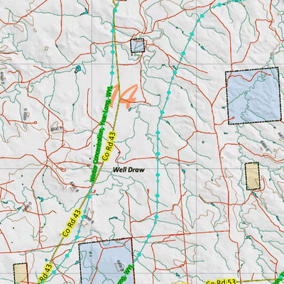 Wy Mule Deer Unit 14 Concentrations and Land Ownership Preview 2