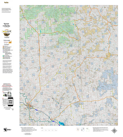 Wy Mule Deer Unit 14 with Land Ownership Preview 1