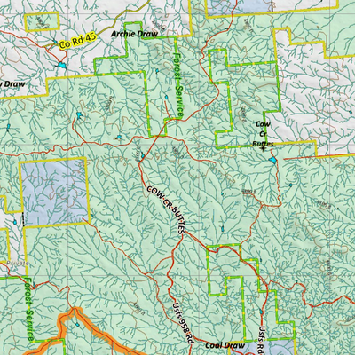 Wy Mule Deer Unit 14 with Land Ownership Preview 3