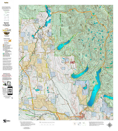 Wy Mule Deer Unit 140 Concentrations and Land Ownership Preview 1