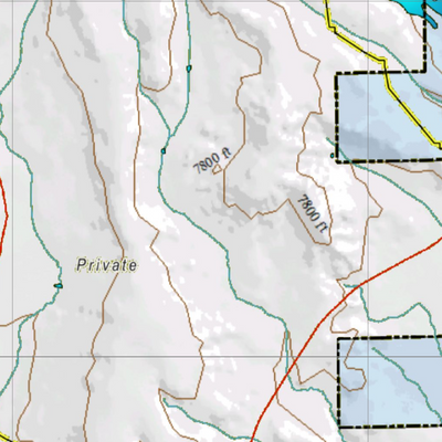 Wy Mule Deer Unit 140 Concentrations and Land Ownership Preview 2
