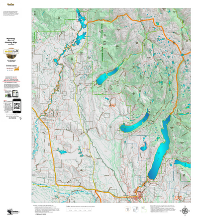 Wy Mule Deer Unit 140 Topographical Map Preview 1