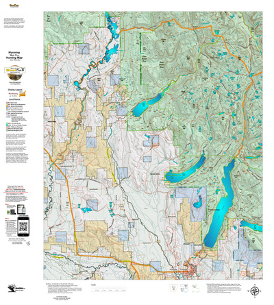 Wy Mule Deer Unit 140 with Land Ownership Preview 1