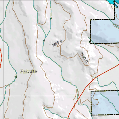 Wy Mule Deer Unit 140 with Land Ownership Preview 2