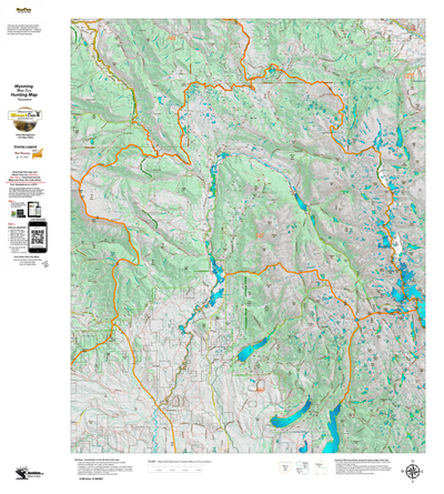 Wy Mule Deer Unit 141 Topographical Map Preview 1