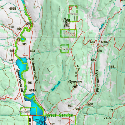 Wy Mule Deer Unit 141 Topographical Map Preview 2