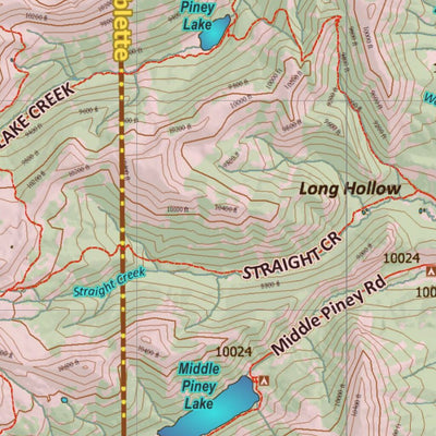 Wy Mule Deer Unit 142 Topo with Concentrations Preview 3