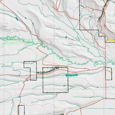 Wy Mule Deer Unit 142 Topographical Map Preview 2