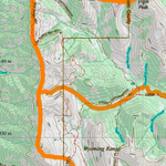 Wy Mule Deer Unit 142 Topographical Map Preview 3