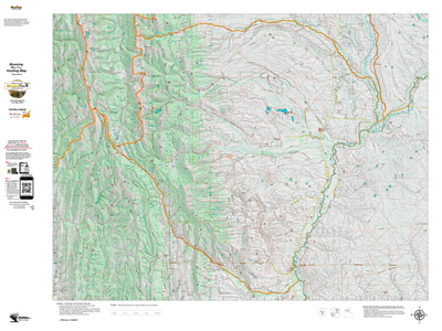 Wy Mule Deer Unit 143 Topographical Map Preview 1