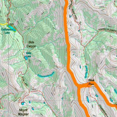 Wy Mule Deer Unit 143 Topographical Map Preview 3