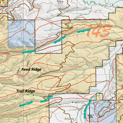 Wy Mule Deer Unit 143 with Land Ownership Preview 2