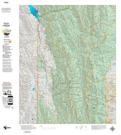 Wy Mule Deer Unit 144 with Land Ownership Preview 1
