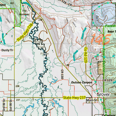 Wy Mule Deer Unit 145 Concentrations and Land Ownership Preview 2