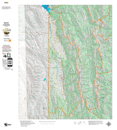 Wy Mule Deer Unit 145 Topographical Map Preview 1