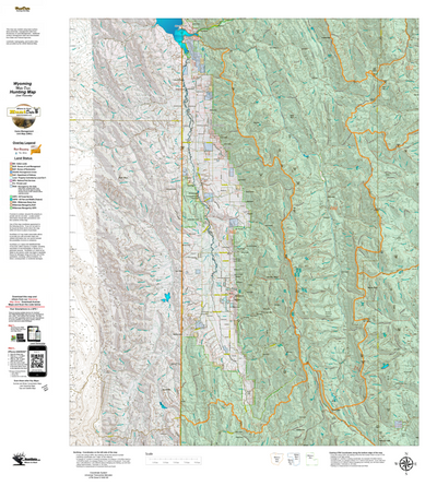 Wy Mule Deer Unit 145 with Land Ownership Preview 1