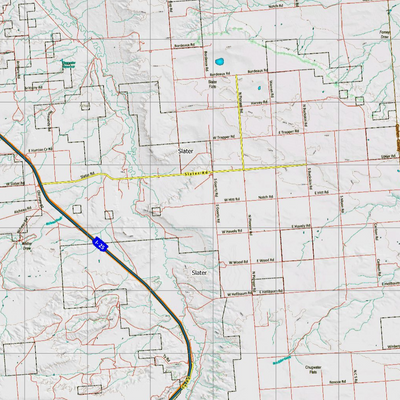 Wy Mule Deer Unit 15 Topographical Map Preview 2
