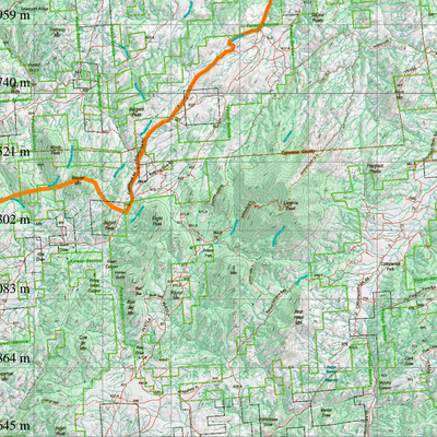 Wy Mule Deer Unit 15 Topographical Map Preview 3