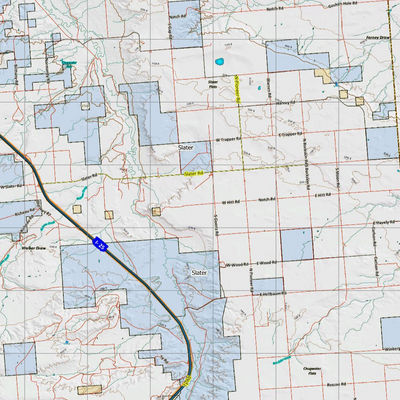 Wy Mule Deer Unit 15 with Land Ownership Preview 2