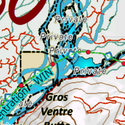 Wy Mule Deer Unit 150 Concentrations and Land Ownership Preview 3