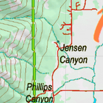 Wy Mule Deer Unit 150 Topographical Map Preview 2